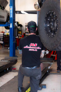 a technician at J&S Automotive in Aloha, Oregon